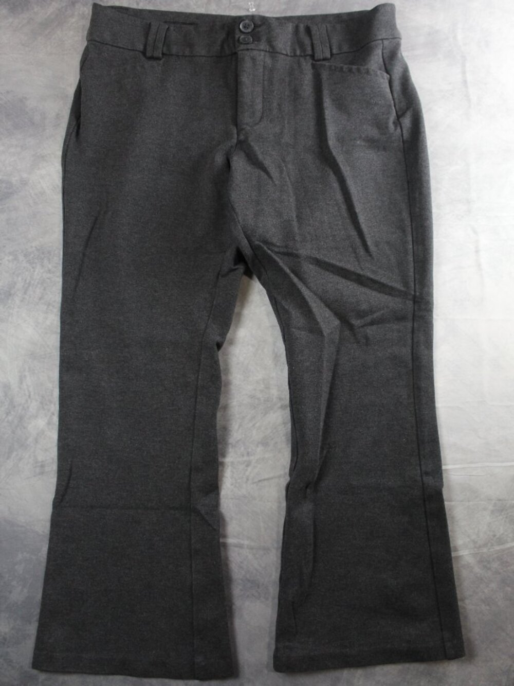 Studio by Torrid Charcoal Gray Stretch Luxe Ponte Bootcut Dress Pants Size 16R